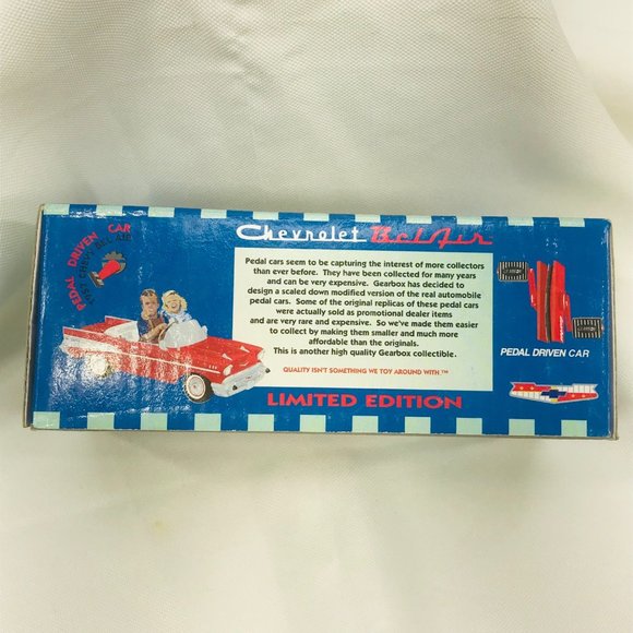 Gearbox 1997 Vintage 1957 Chevy Bel Air Convertible Serial #05370 Pedal Car New - Picture 4 of 10
